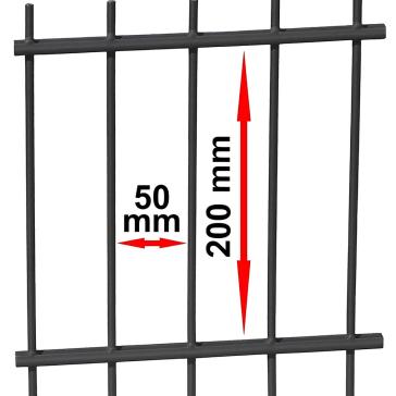 Doppelstab-Gittermatte 6/5/6 mm – Robust & langlebig